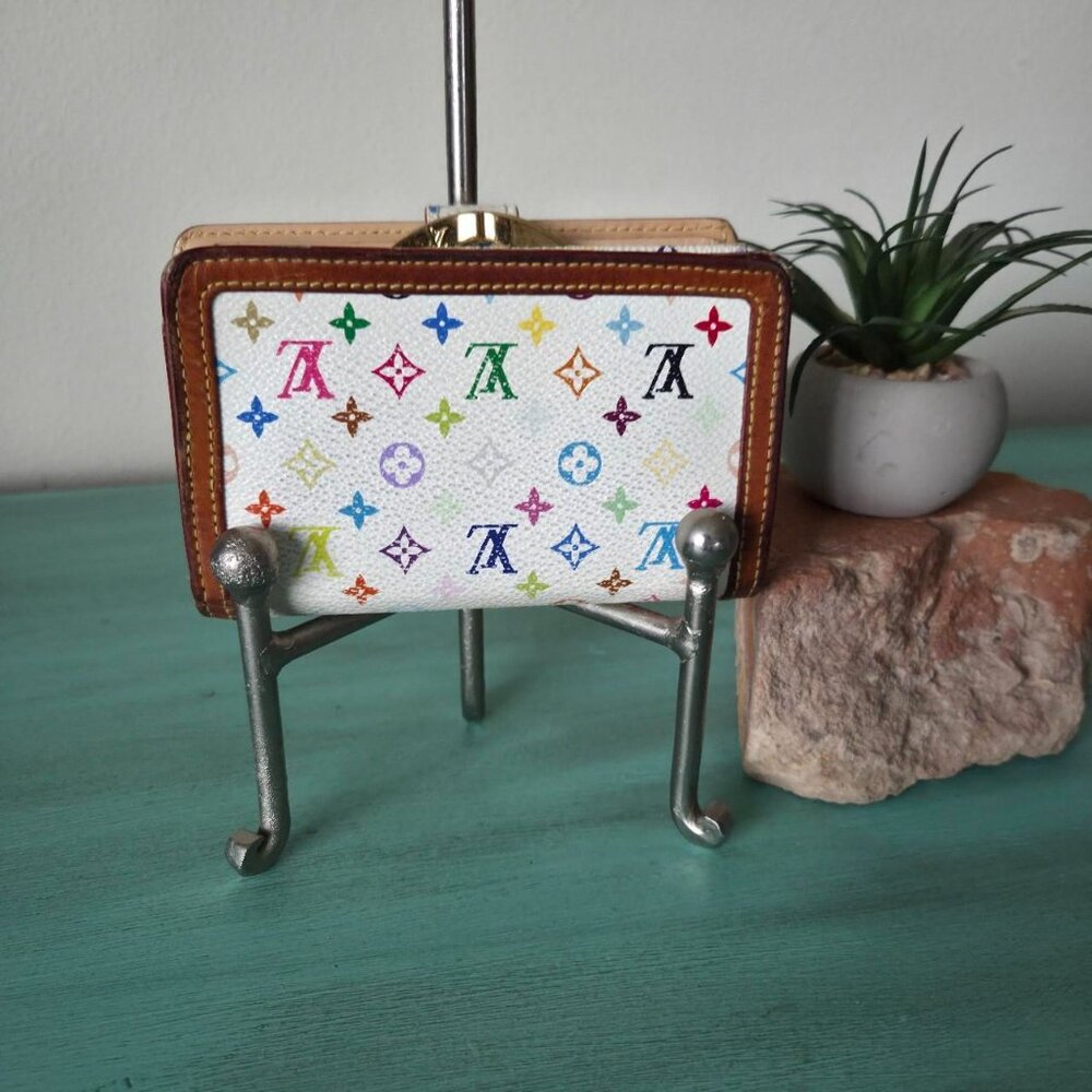 Louis Vuitton Murakami kiss lock wallet - Picture 4 of 8